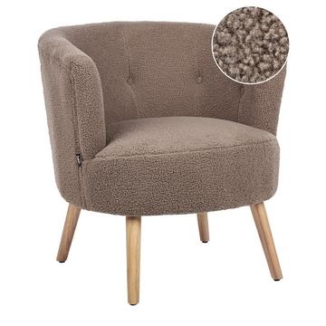 Fauteuil en Bouclé Moderne ODENZEN