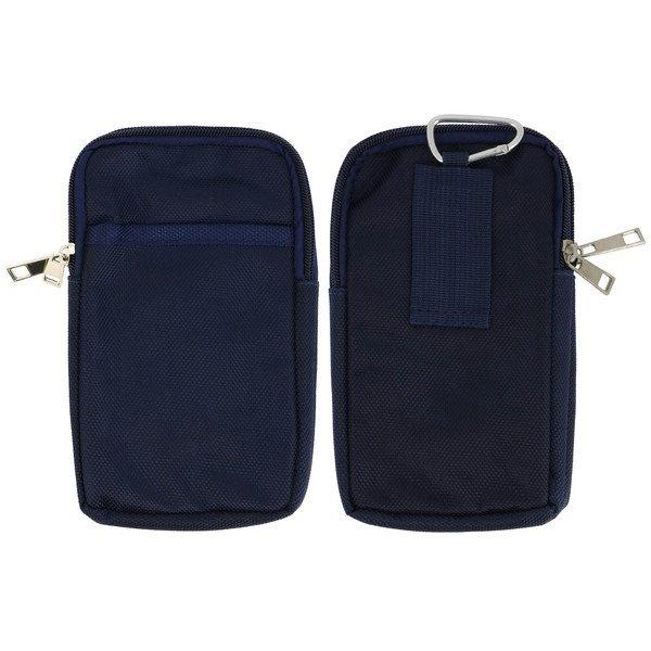 Avizar  Nylon-Tasche mit Karabinerhaken Blau 