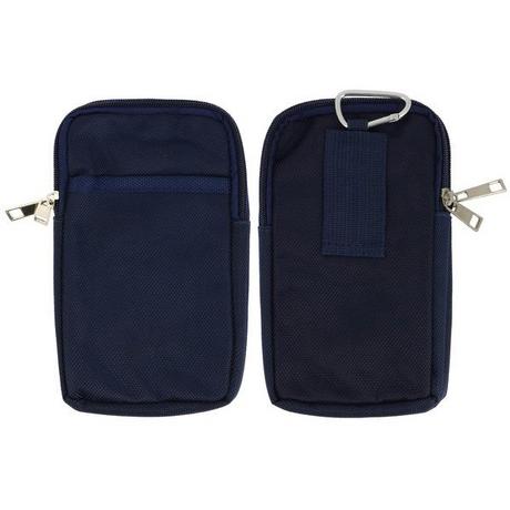 Avizar  Nylon-Tasche mit Karabinerhaken Blau 