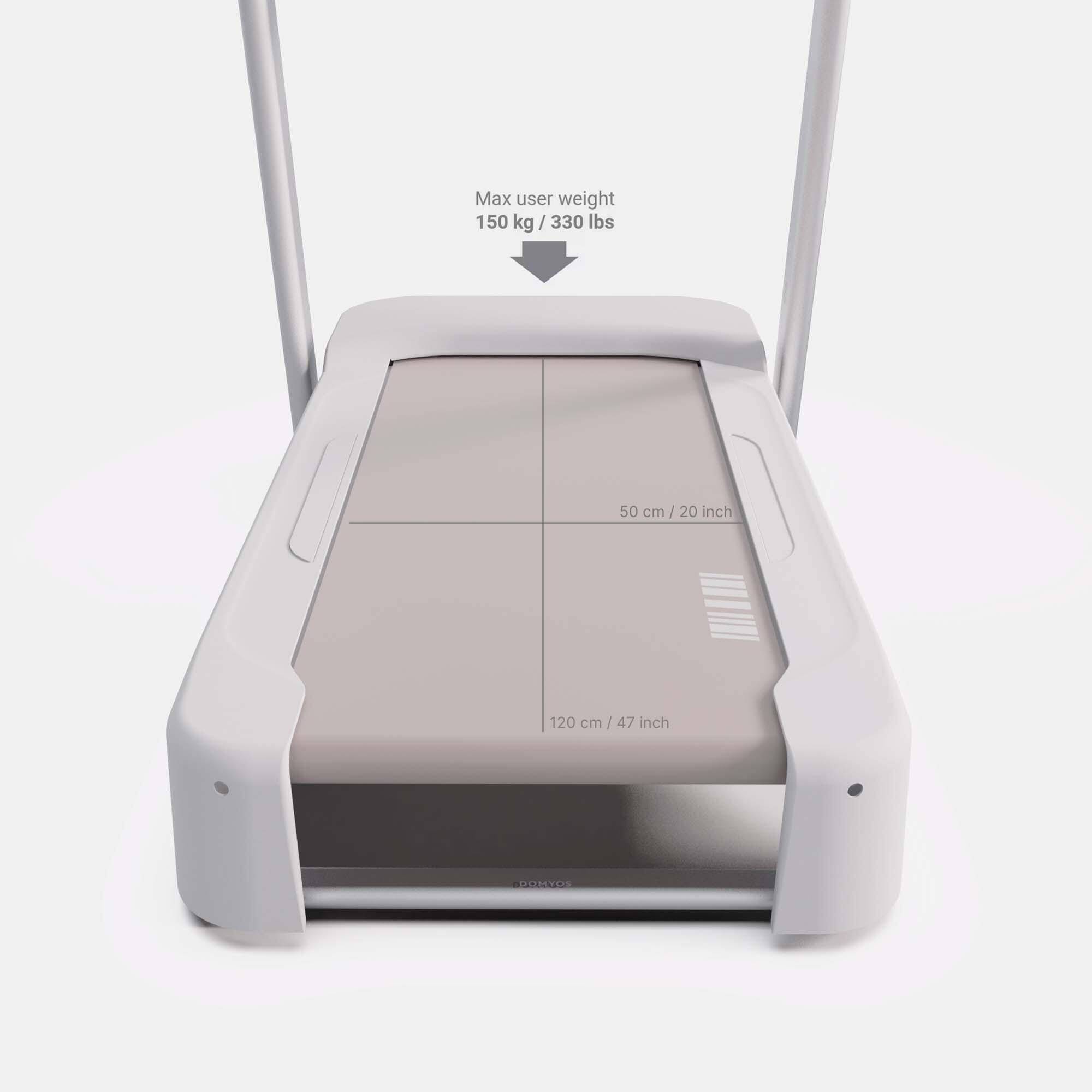 DOMYOS  Tapis roulant connesso e confortevole 