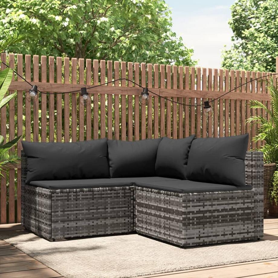 VidaXL Garten lounge set poly-rattan  
