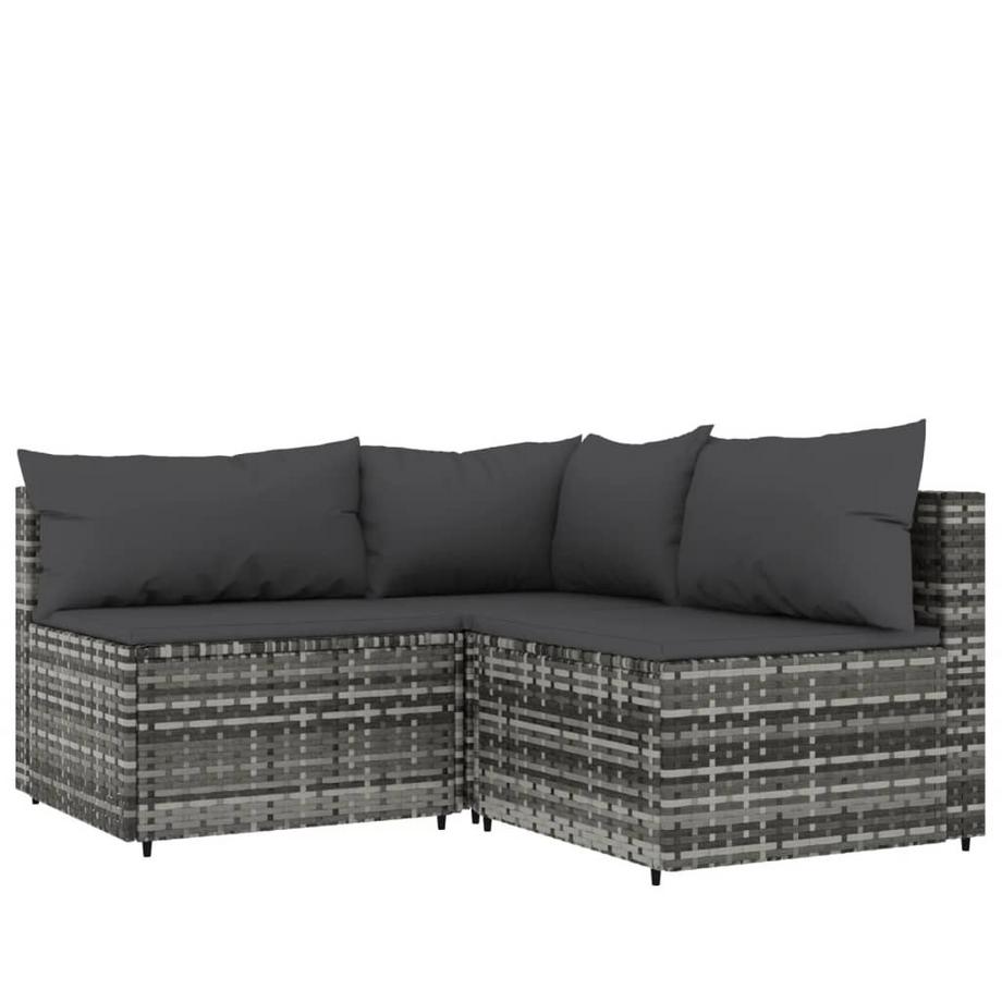 Garten lounge set poly-rattan