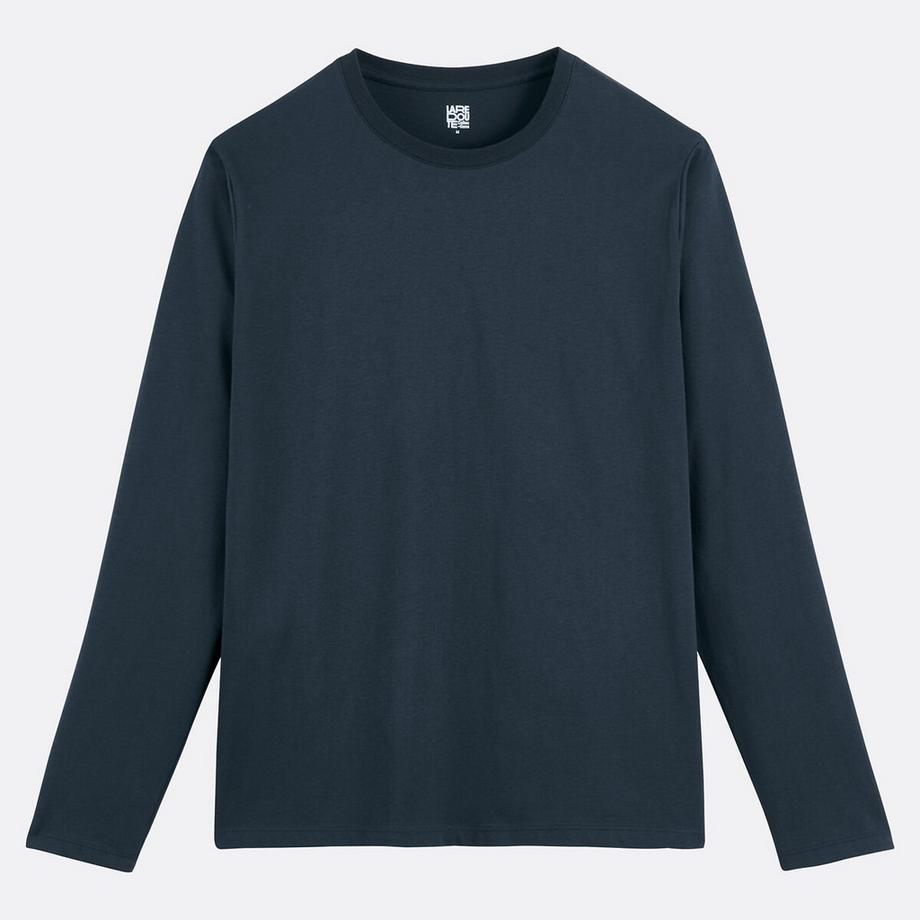 La Redoute Collections Langarmshirt Rundhalsausschnitt  