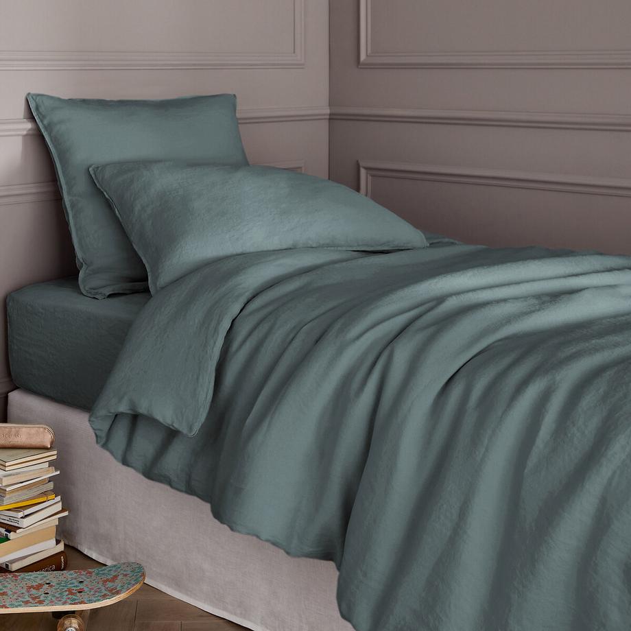 Housse de couette enfant lin lavé