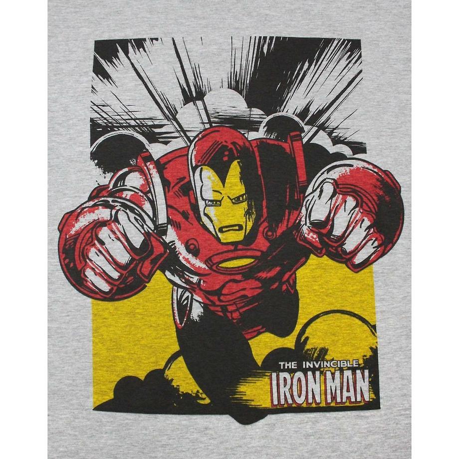 Iron Man Iron Man Grafikdruck Regular Fit T-Shirt  
