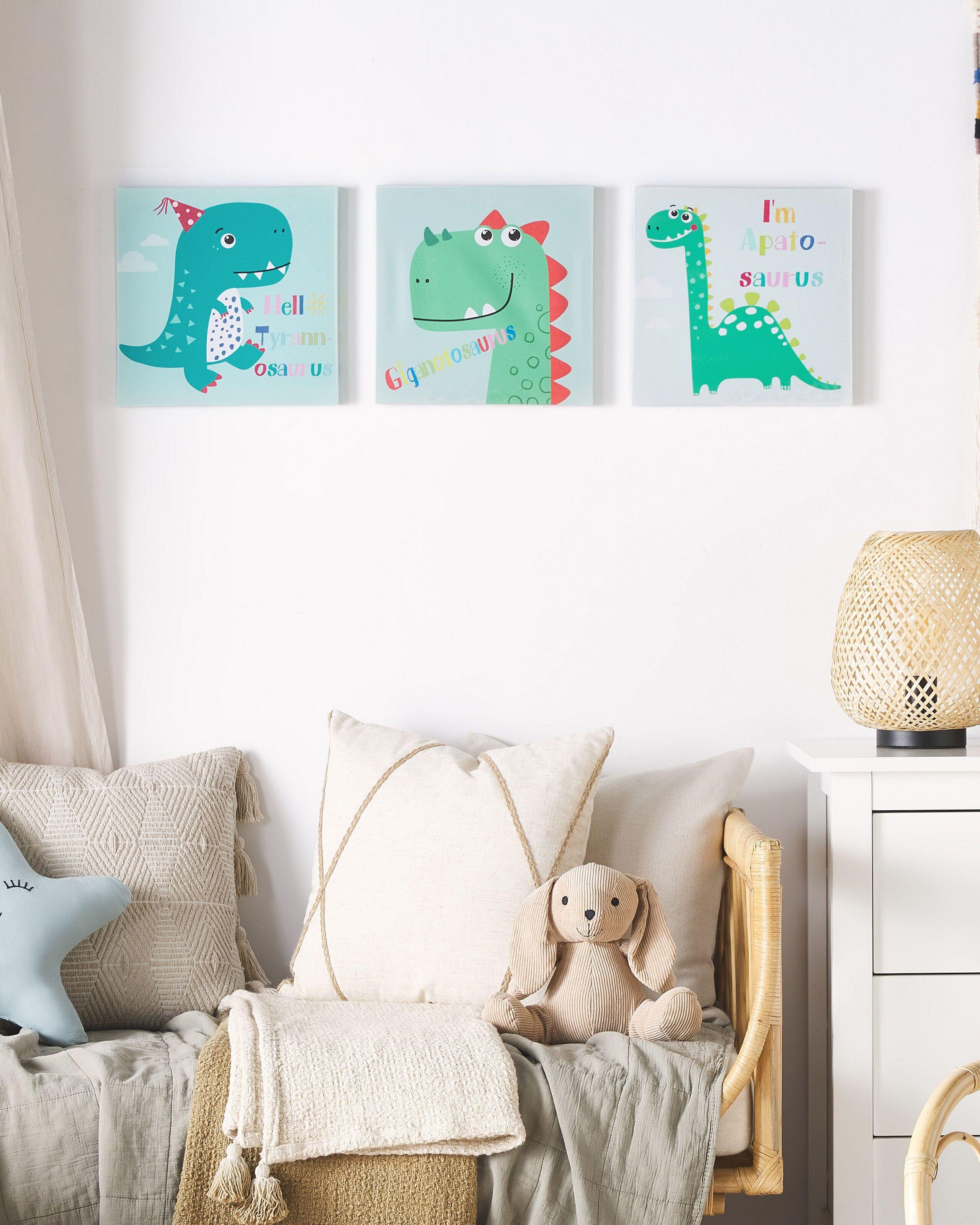 Beliani Set di 3 tele en Nylon Moderno BINGUI  