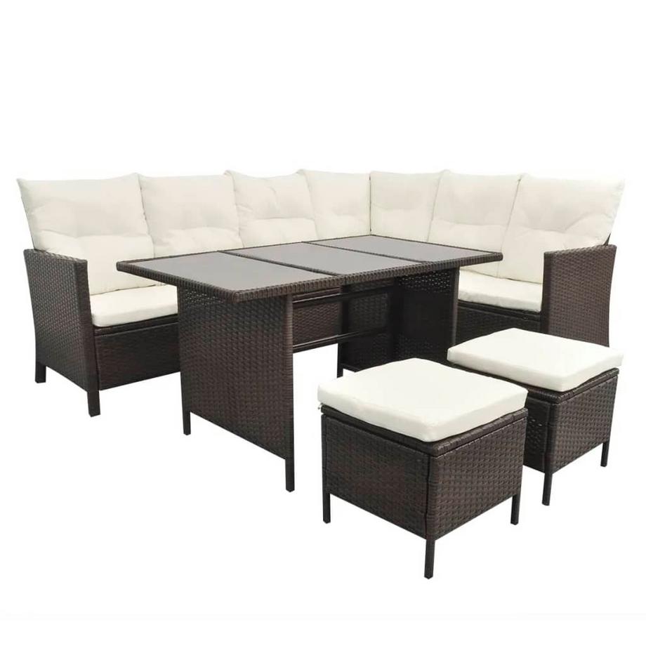 VidaXL Garten sofagarnitur poly-rattan  