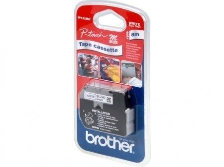 brother PTOUCH Band, nicht lam. blau/weiss M-K223 zu PT-65/75/85/110 8m x 9 mm  