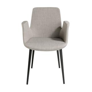 ANGEL CERDA Sedia in tessuto grigio  