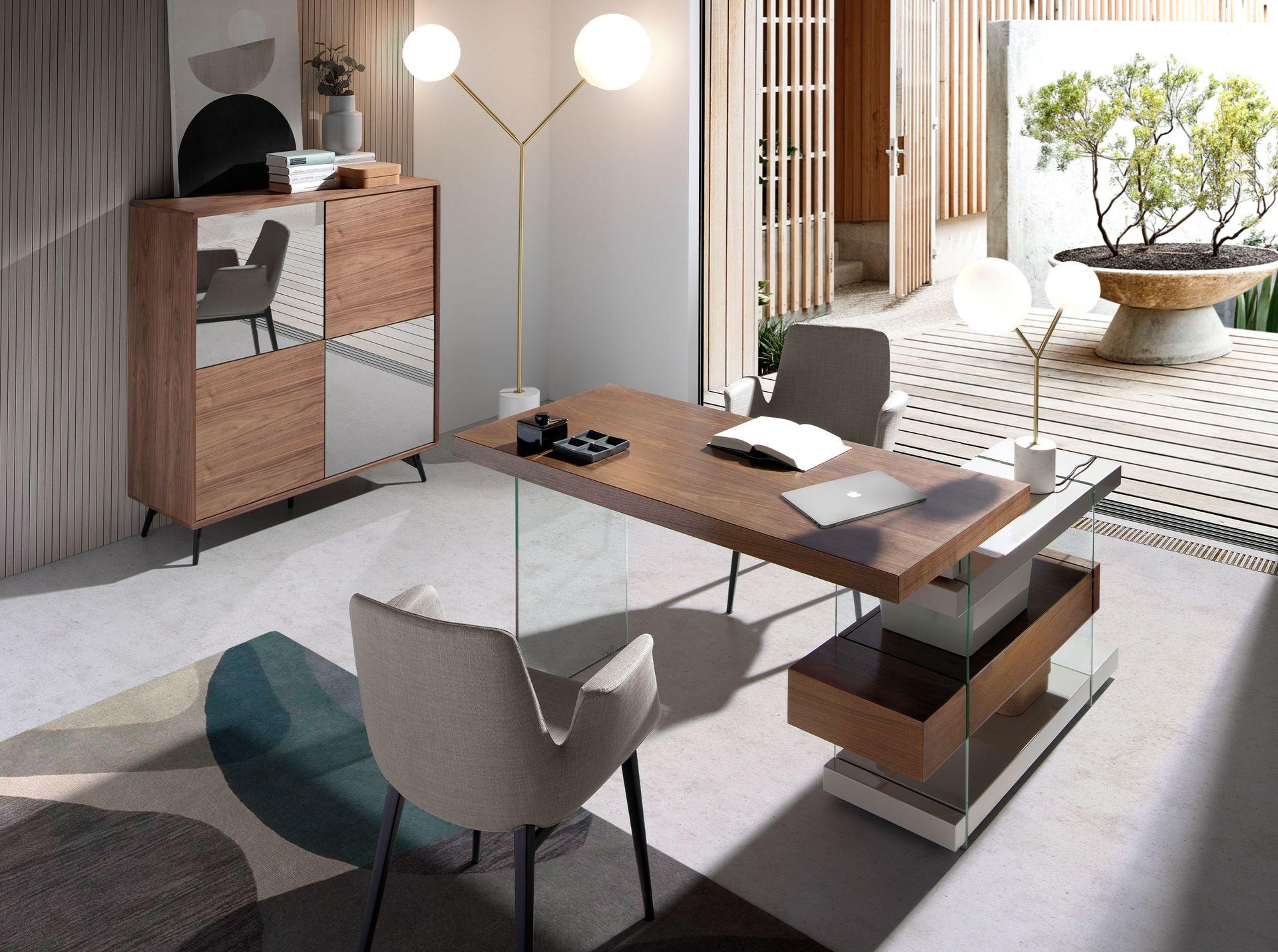 ANGEL CERDA Sedia in tessuto grigio  