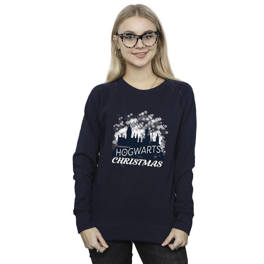 HARRY-POTTER Hogwarts Sweatshirt Noël  