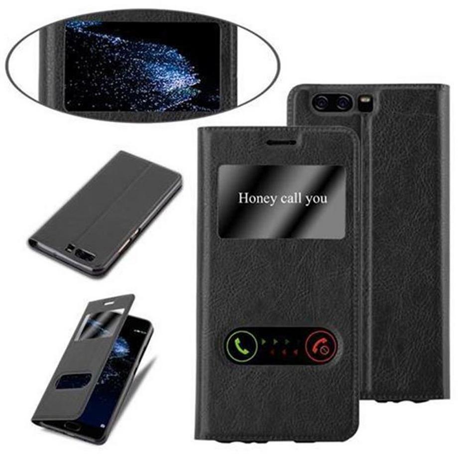 Cadorabo  Hülle für Huawei P10 Magnetverschluss, 2 Sichtfenstern 