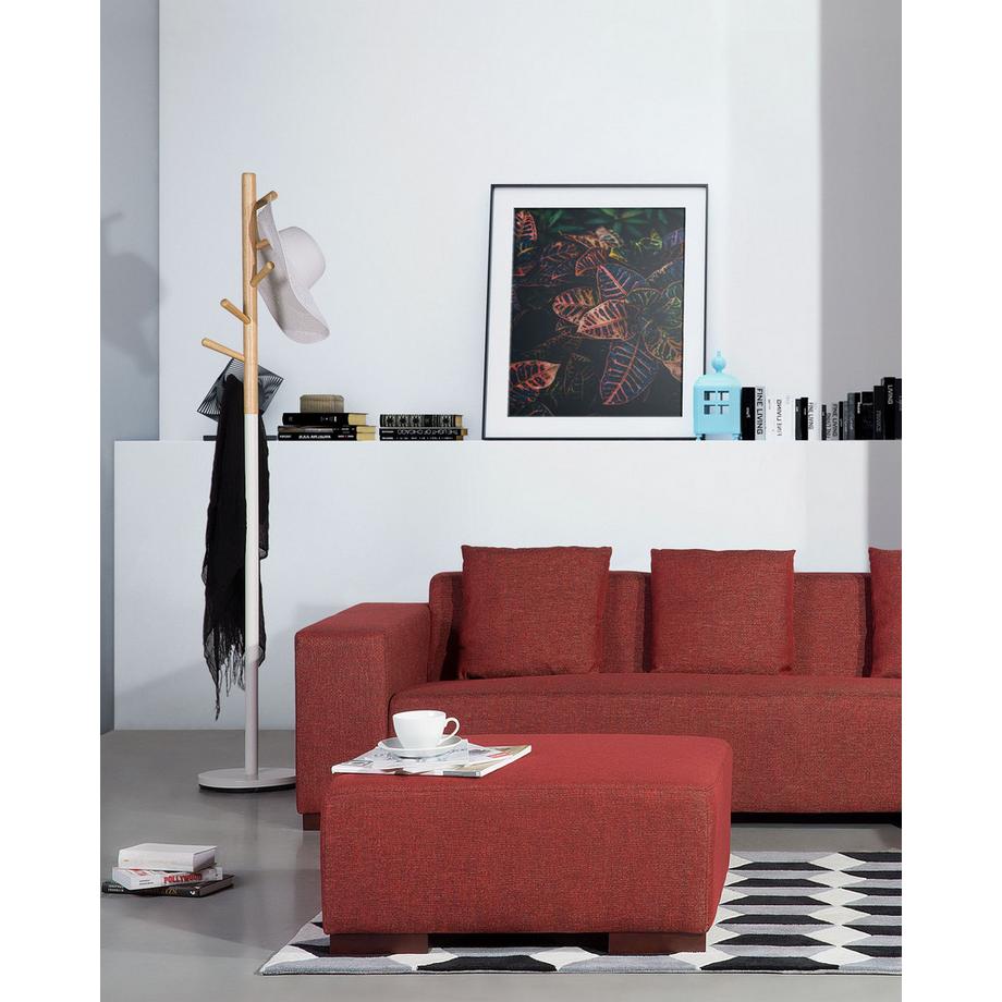 Beliani Appendiabiti en Legno di pino Scandinavo AUBUM  