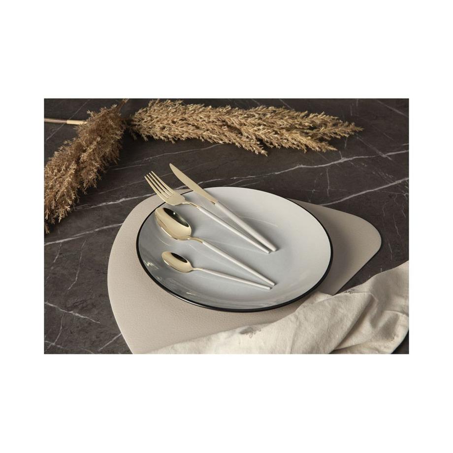 Berlinger 24 teiliges Besteckset matt cream Sahara Collection  