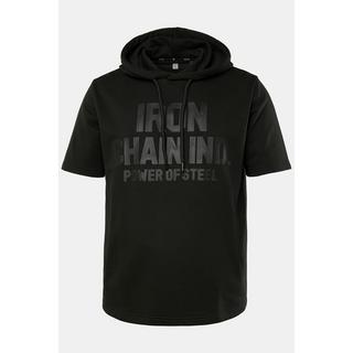 JP1880  Hoodie Iron Anvil, Fitness, Halbarm, QuickDry, Kapuze, bis 7 XL 