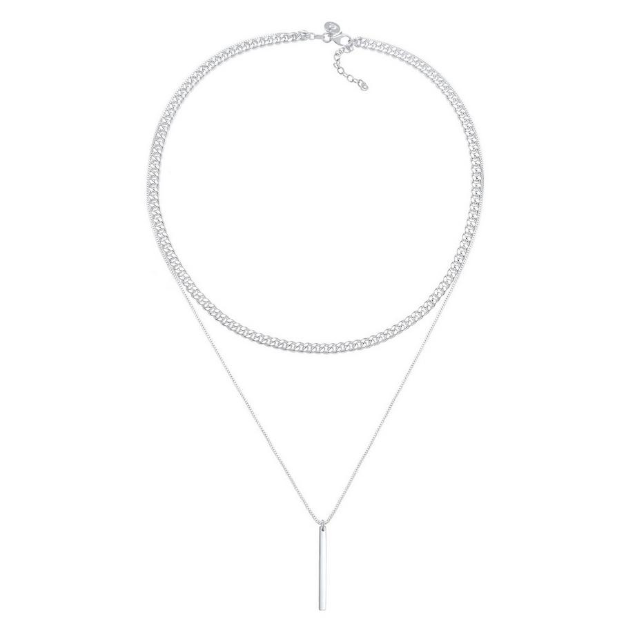 Elli  Collier Chaîne Pour Femmes Basic Layer Look 