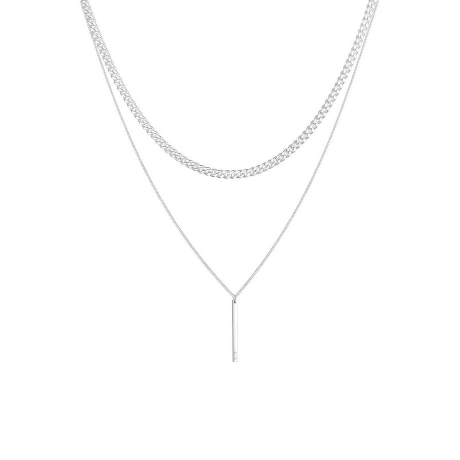 Elli  Collier Chaîne Pour Femmes Basic Layer Look 