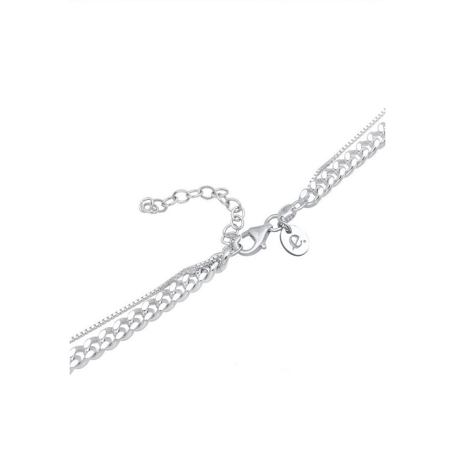 Elli  Collier Chaîne Pour Femmes Basic Layer Look 