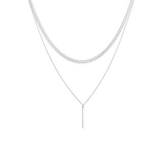 Elli  Halskette Panzerkette Basic Layer Look 