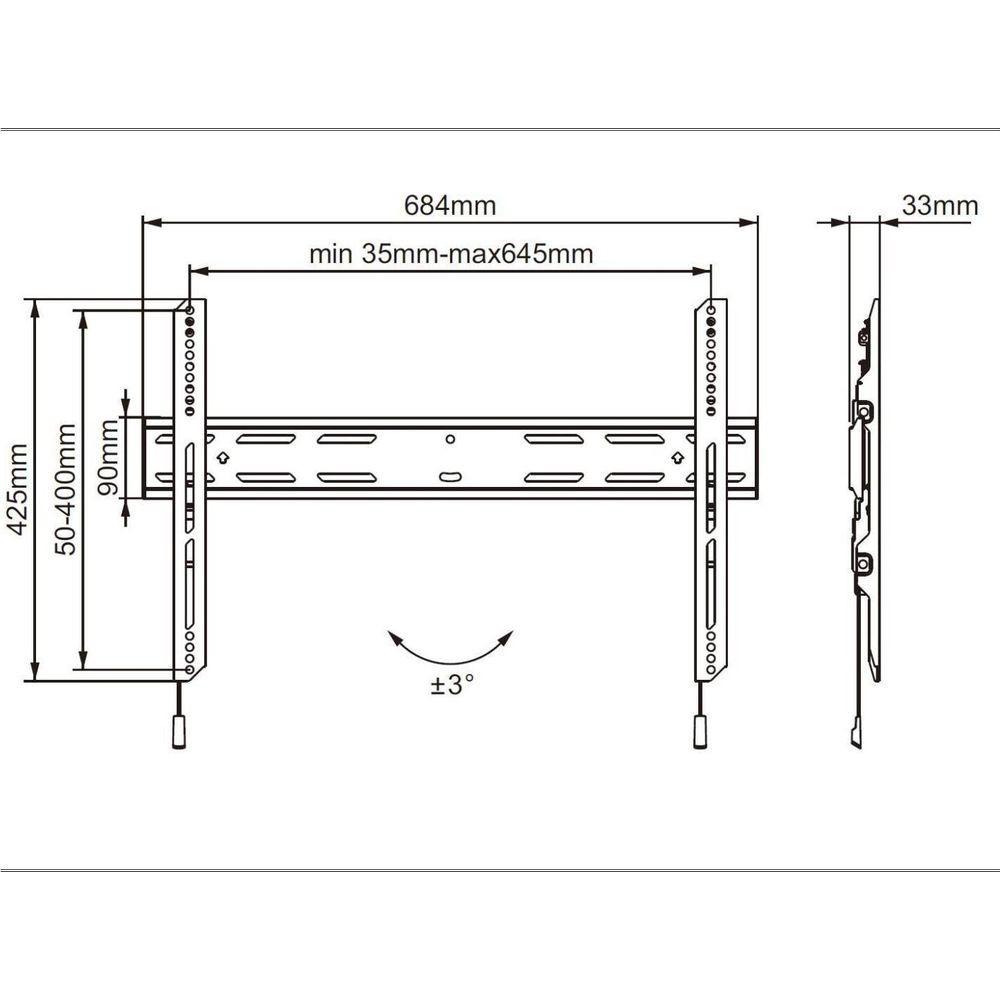 Multibrackets  wandhalterung outdoor-halterung 6683 