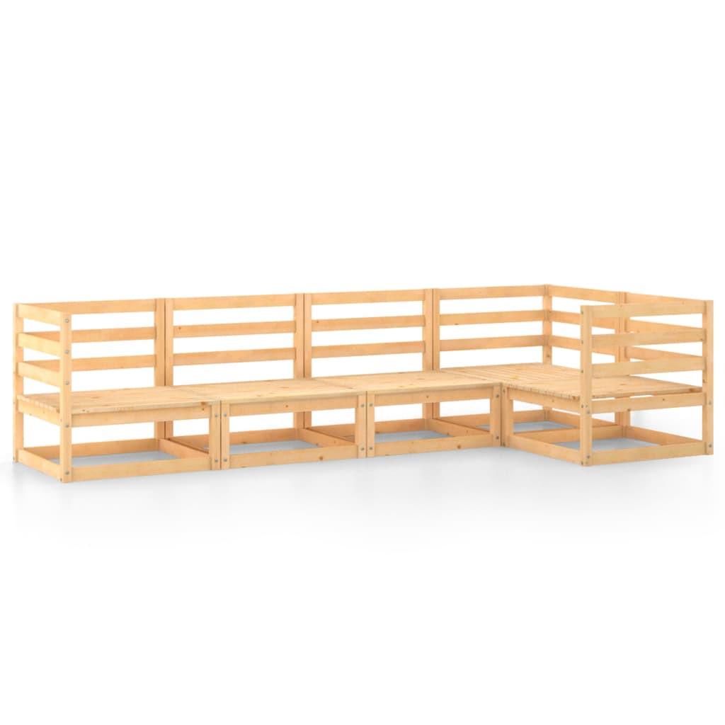 VidaXL Ensemble de meubles de jardin bois de pin  