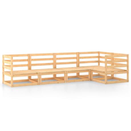 VidaXL Ensemble de meubles de jardin bois de pin  