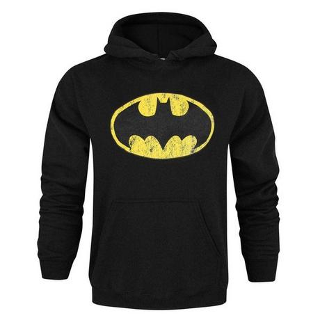 BATMAN  Sweat à capuche avec logo en détresse 