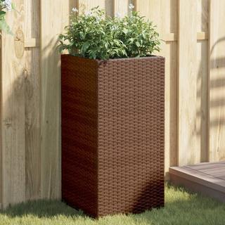 VidaXL Jardinière rotin synthétique  