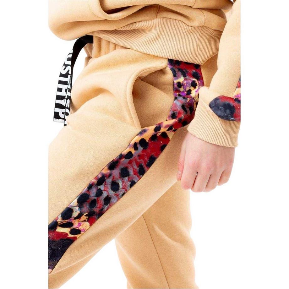 hype  Pantaloni Da Jogging Stampa Animale Tessuto 