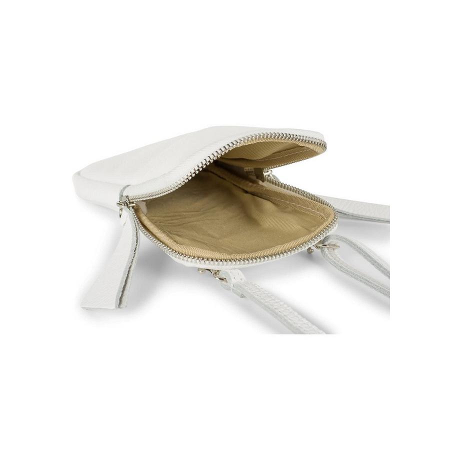 Only-bags.store Sac Téléphone Crossbody en Cuir Surface Grainée  