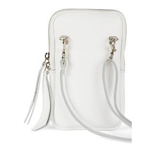 Only-bags.store Borsa a tracolla mini in pelle martellata con cerniera  