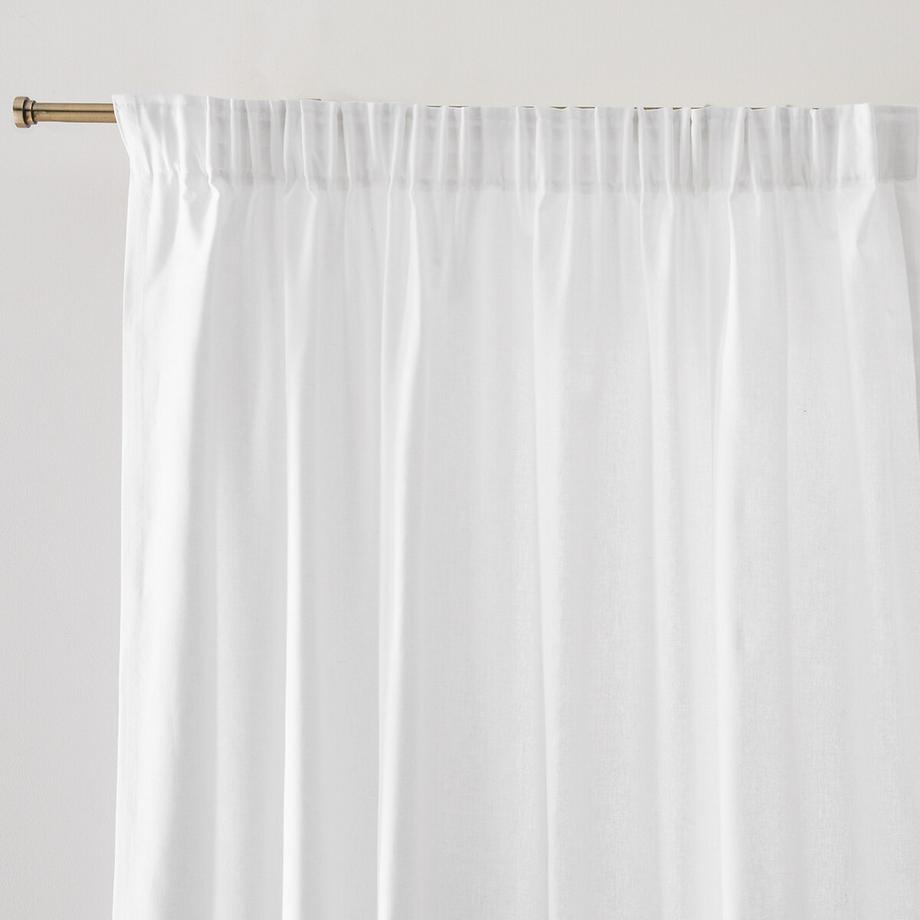 La Redoute Intérieurs  Vorhang aus reiner Baumwolle mit gerafftem Galon 