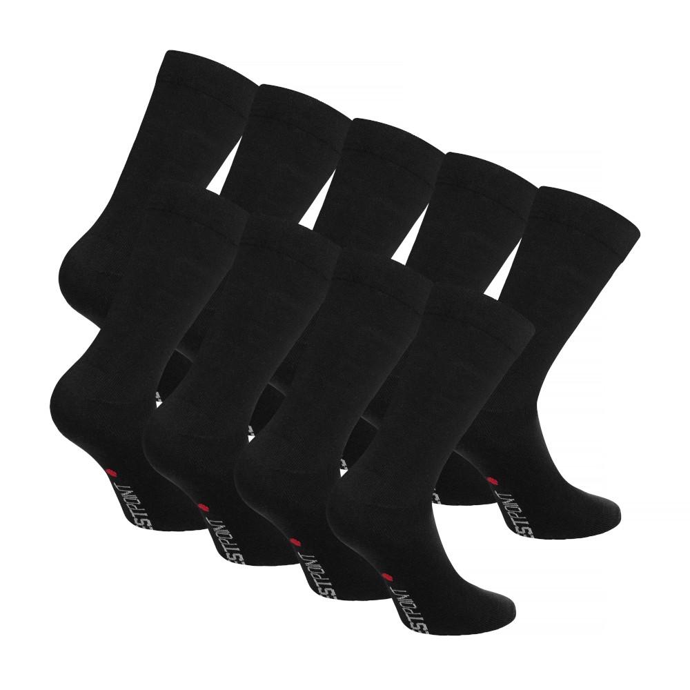 Bestpoint Chaussettes Souples Élastiques Noires  