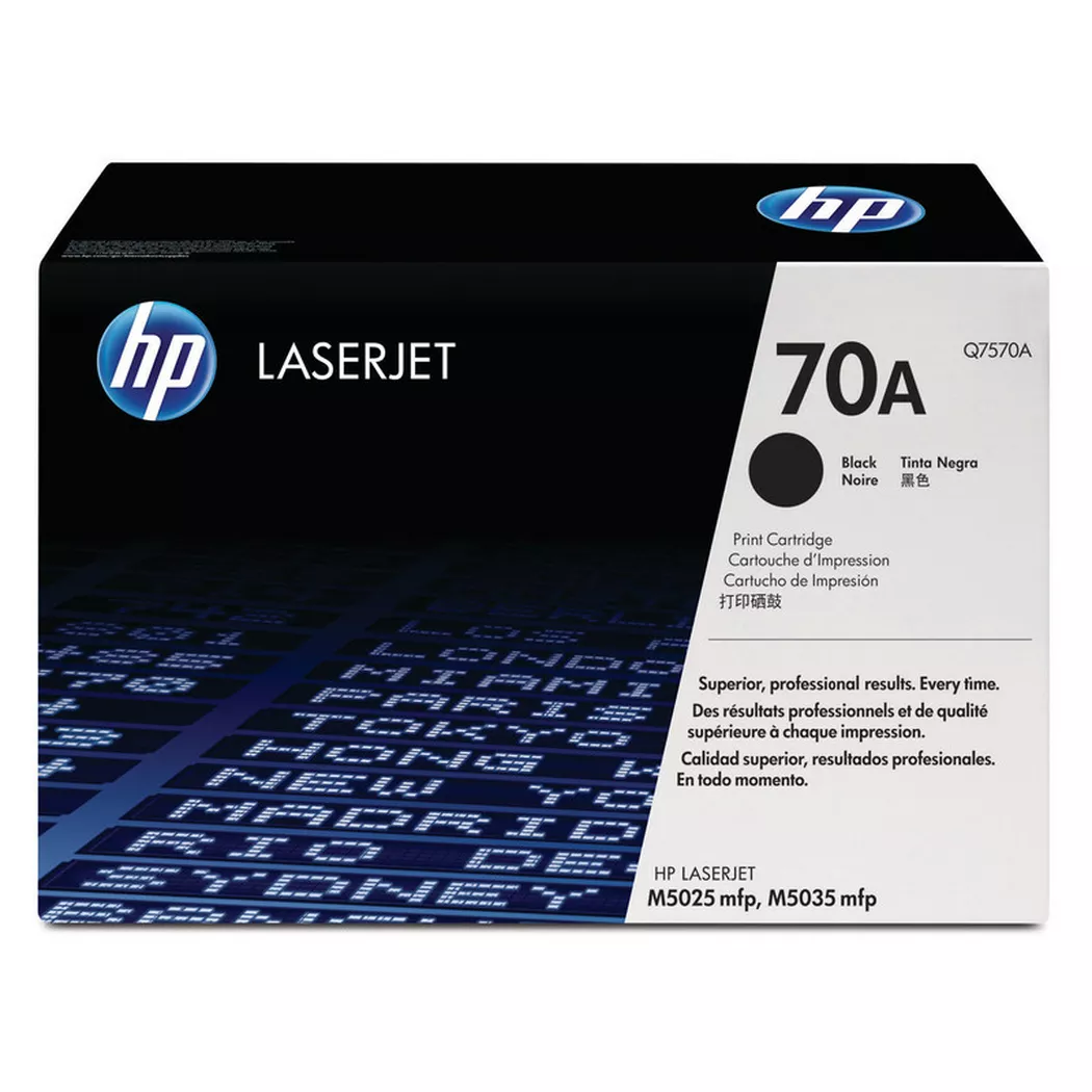 Hewlett-Packard – HP Toner-Modul 70A schwarz Q7570A LaserJet M5025 15’000 Seiten, One Size