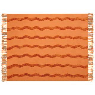 Beliani Couverture en Coton Boho Khari  