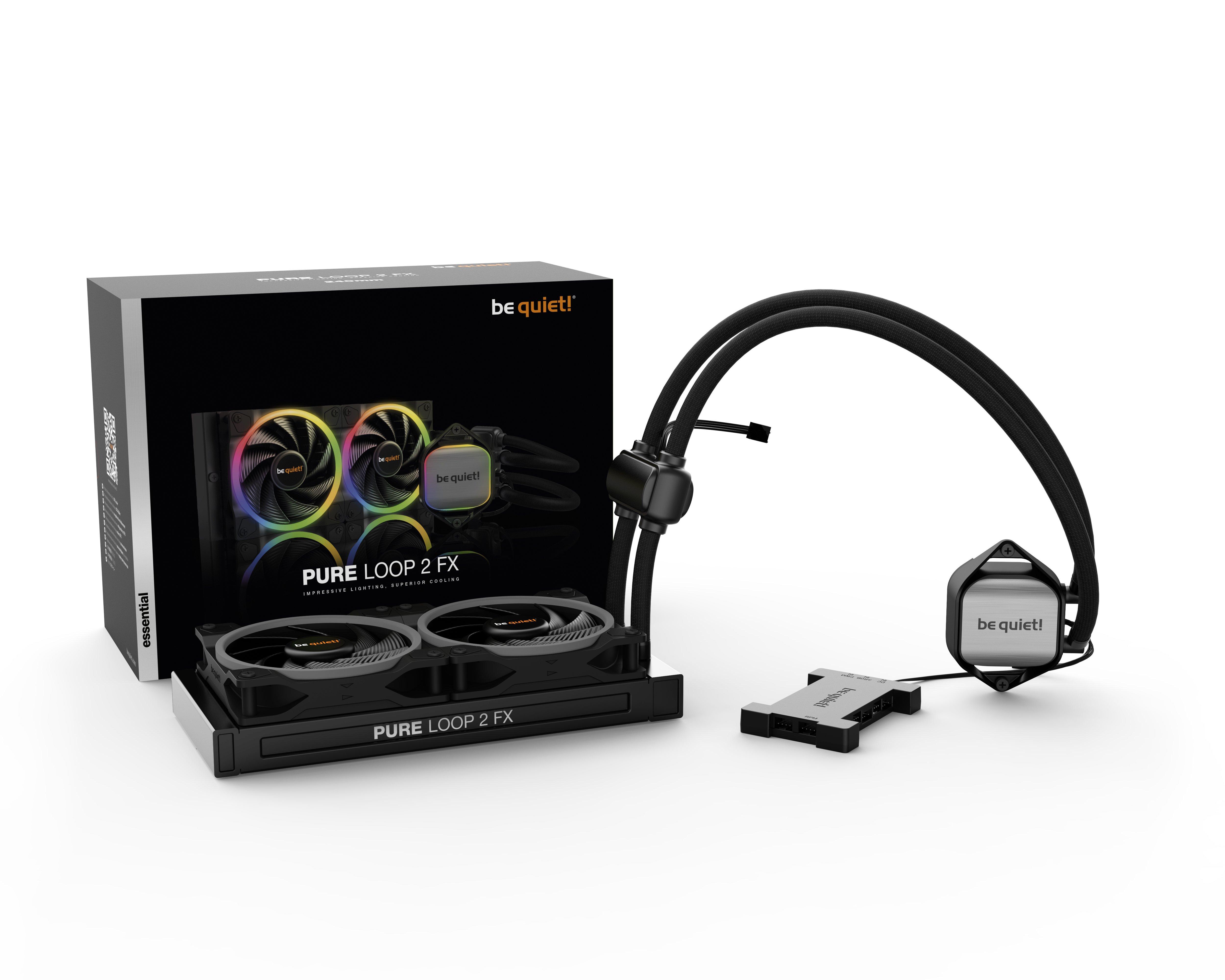 BE QUIET!  ! Pure Loop 2 FX 240mm Processeur Refroidisseur de liquide tout-en-un 12 cm Noir 1 pièce(s) 