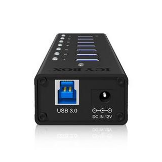 ICY Box  IB-AC618 USB 3.2 Gen 1 (3.1 Gen 1) Type-B 5000 Mbit/s Nero 