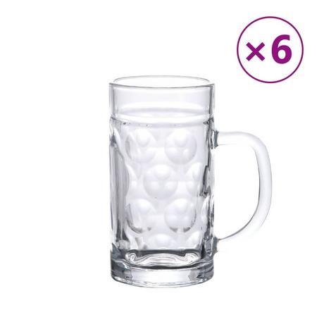 VidaXL Bierkrug glas  