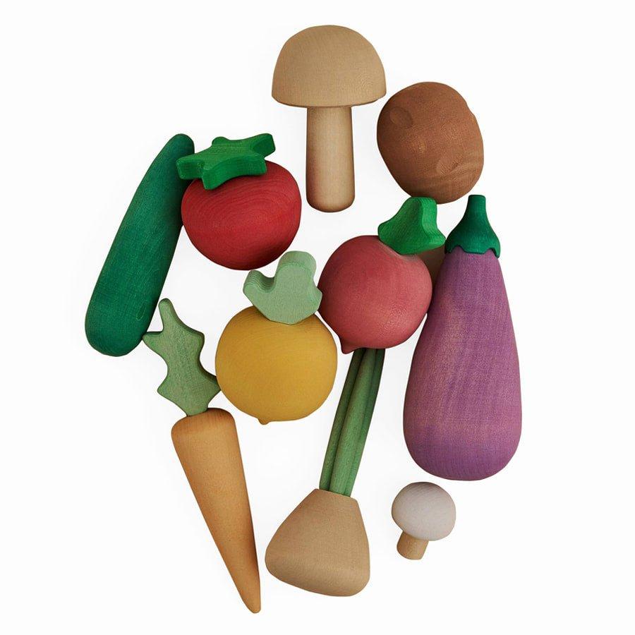 Activity-board  Waldorf Spielzeug, Kinderspielzeug, Küchenspielzeug - VEGETABLES 