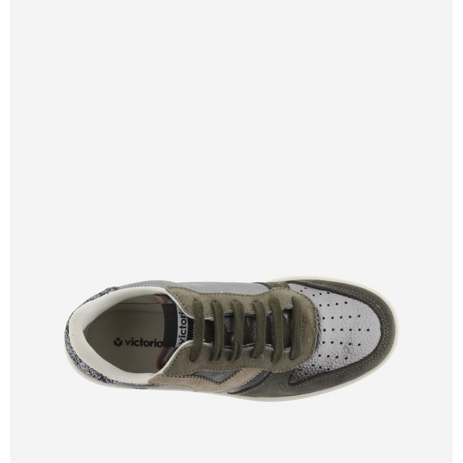 Victoria Madrid Sneakers Metallizzate Scamosciate  