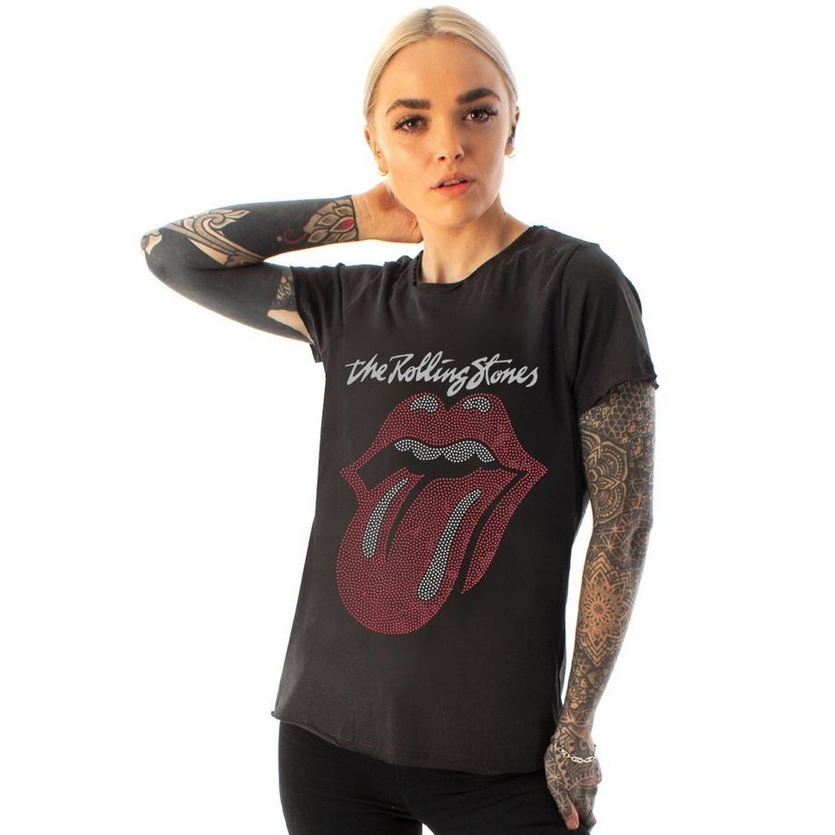 Amplified The Rolling Stones Tongue Logo T-Shirt  
