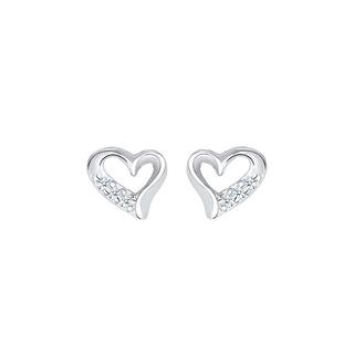 Elli  Ohrringe Herz Liebe Diamant (0.03 Ct.) 