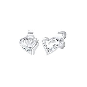 Ohrringe Herz Liebe Diamant (0.03 Ct.)