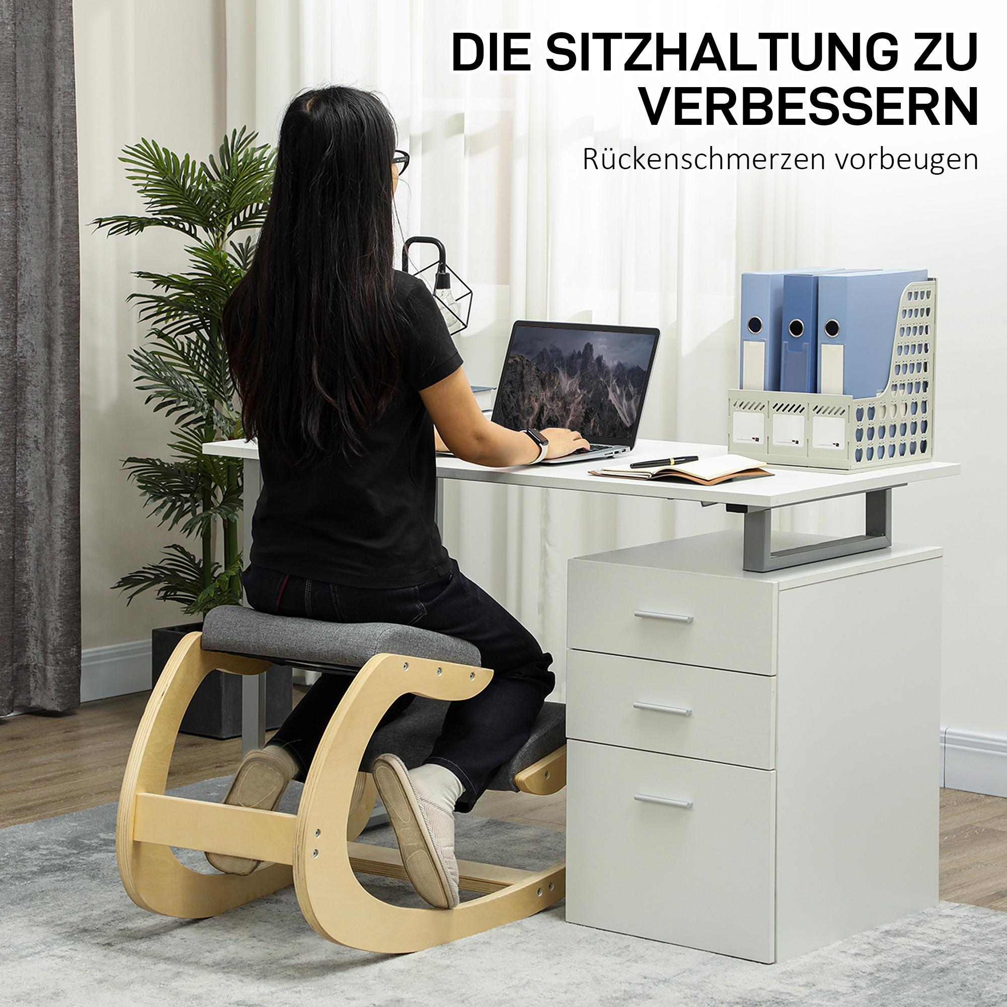 HOMCOM Chaise à genoux  