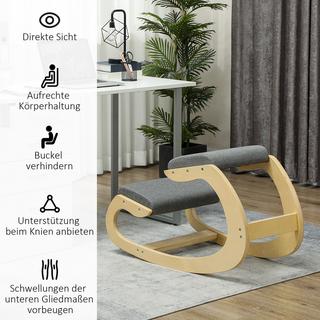 HOMCOM Chaise à genoux  