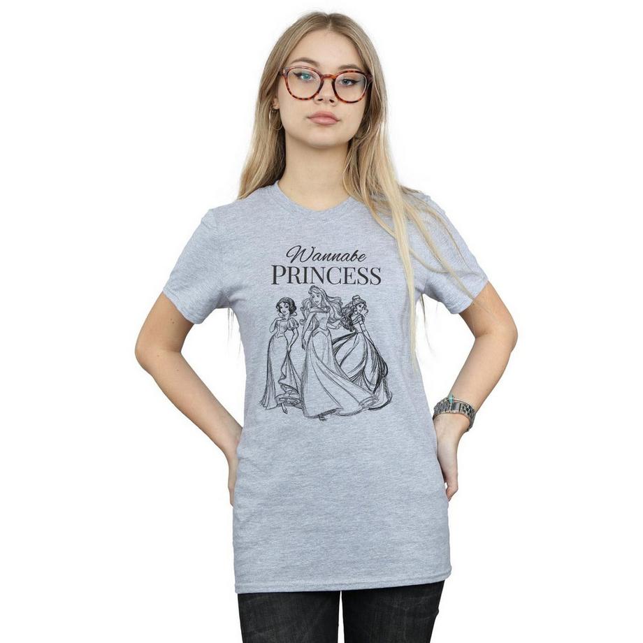 Disney PRINCESS Wannabe Princess T-Shirt Imprimé  