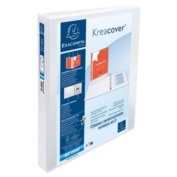 Classeur PP personnalisable Kreacover - 2 anneaux en D 30mm - A4 maxi - x 10