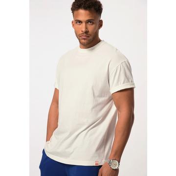 T-shirt oversized STHUGE à manches courtes et imprimé au dos blanc cassé