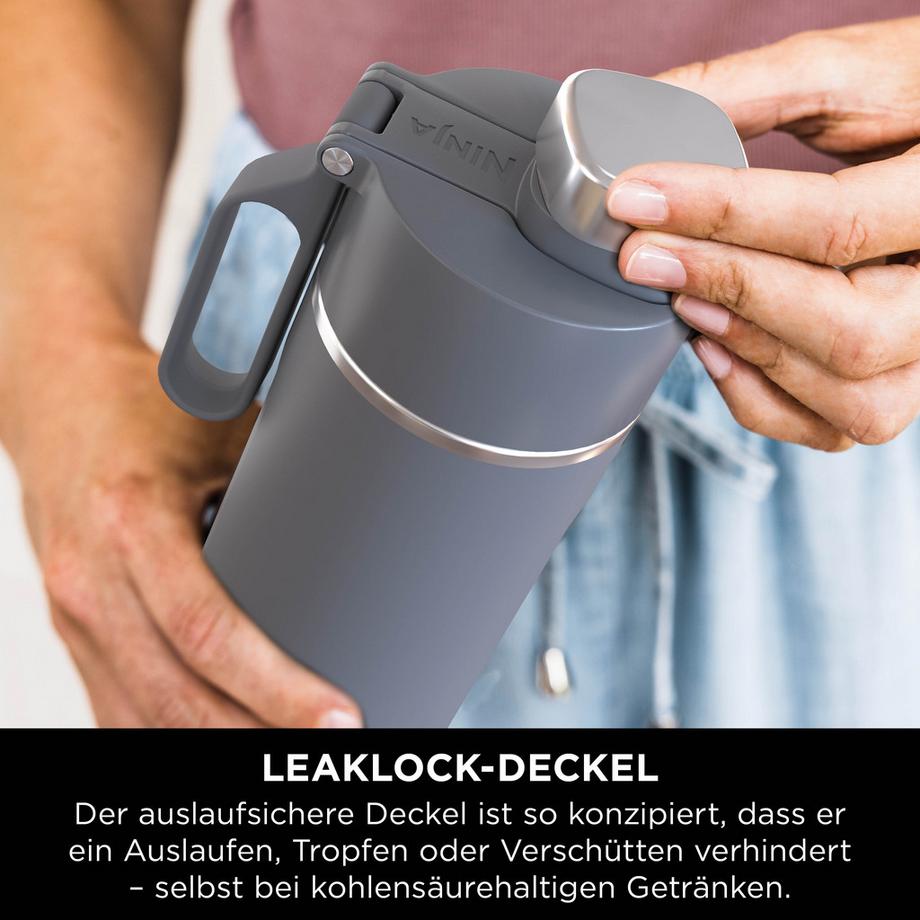 Ninja DW2401EUUKGY Thirsti Reiseflasche  
