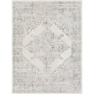 Tapis Vintage Oriental Blanc/Gris